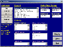 CRE Report screen