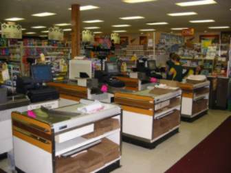 Grocery store running Cash Register Express on multiple stations