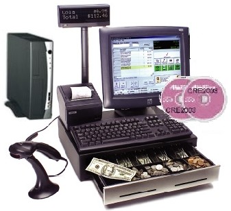 Complete POS System with computer