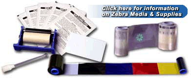 Zebra card printer supplies