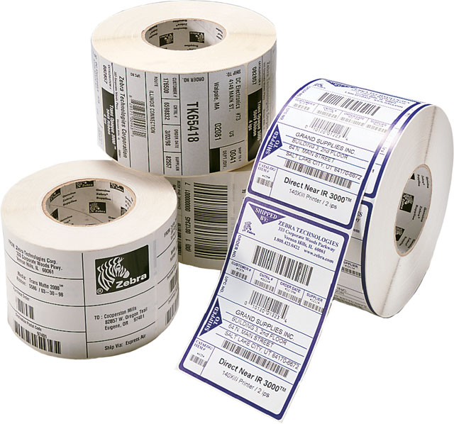 Zebra Direct Thermal Paper Labels