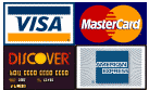 We accept credit cards