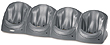 Four-Slot Charging cradle