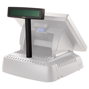Posiflex PD-302 Cash Register Customer Display 2x20 RS232 OD300 Series Charcoal 